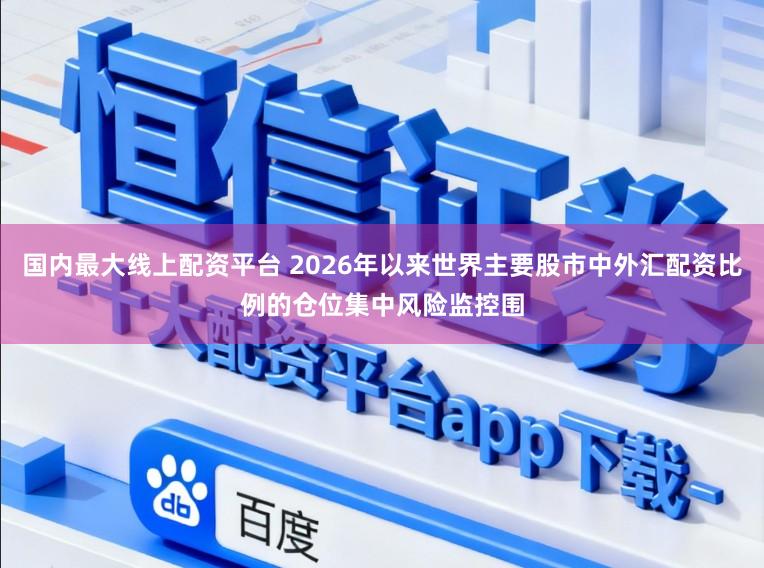 国内最大线上配资平台 2026年以来世界主要股市中外汇配资比例的仓位集中风险监控围